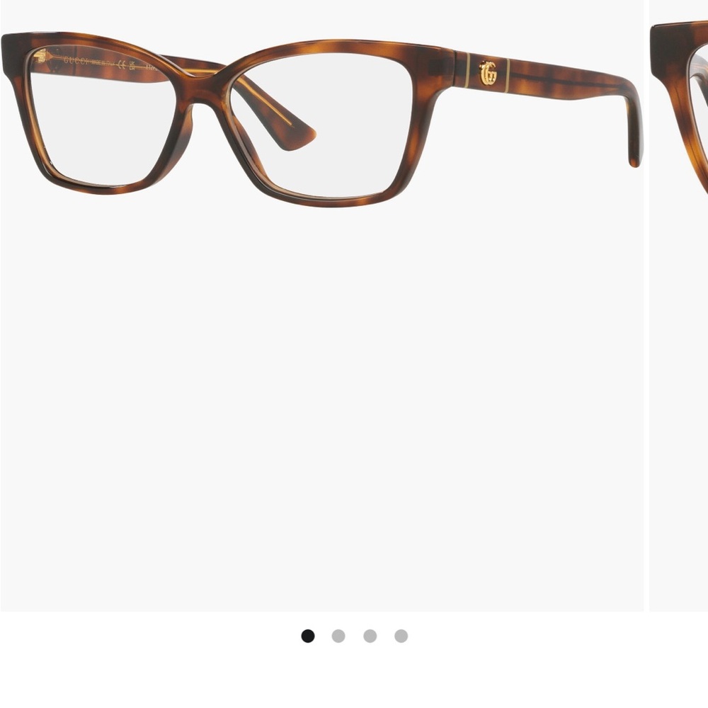Gucci 55MM Cat Eye Tortoiseshell Women's Glasses - Picture 8 of 9